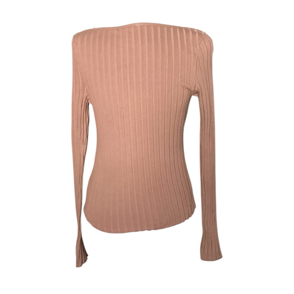 Free People Tilly Ribbed Long Sleeve Button-Up Ribbed Cardigan - Picture 6 of 8